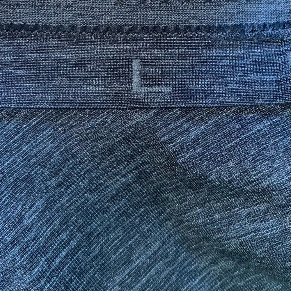 Lululemon Mens Metal Vent Tech Midweight Half Zip Graphite Grey/Black Shirt - Picture 8 of 8